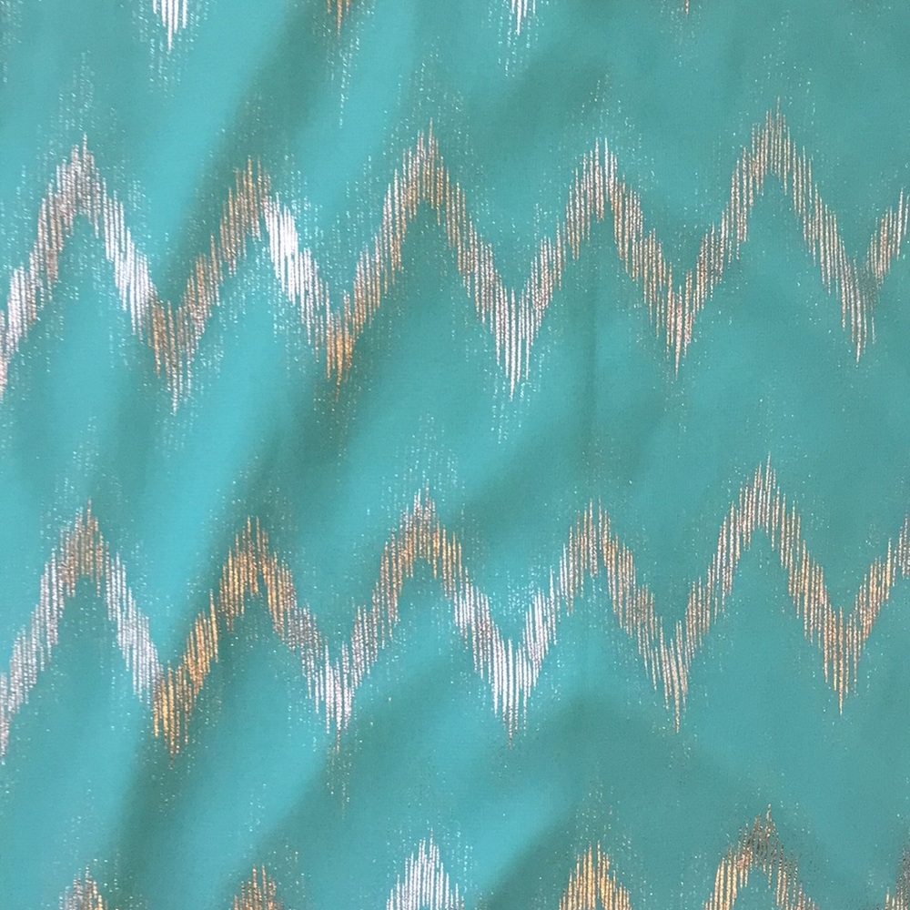Anthropologie metallic chevron dress - Picture 2 of 7